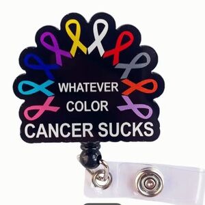 2 for $15! Multicolor Awareness Ribbon Badge Reel